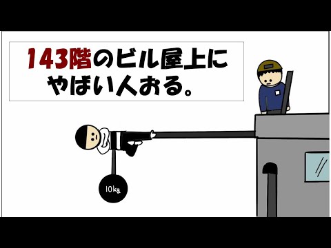 【アニメ】143階のビルにやばい人おる。