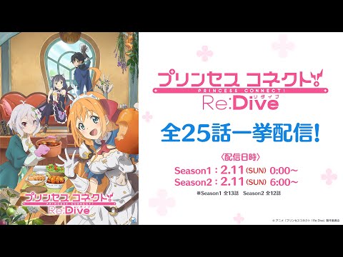 アニメ「プリンセスコネクト！ Re:Dive」Season 1＆Season 2　全話一挙配信